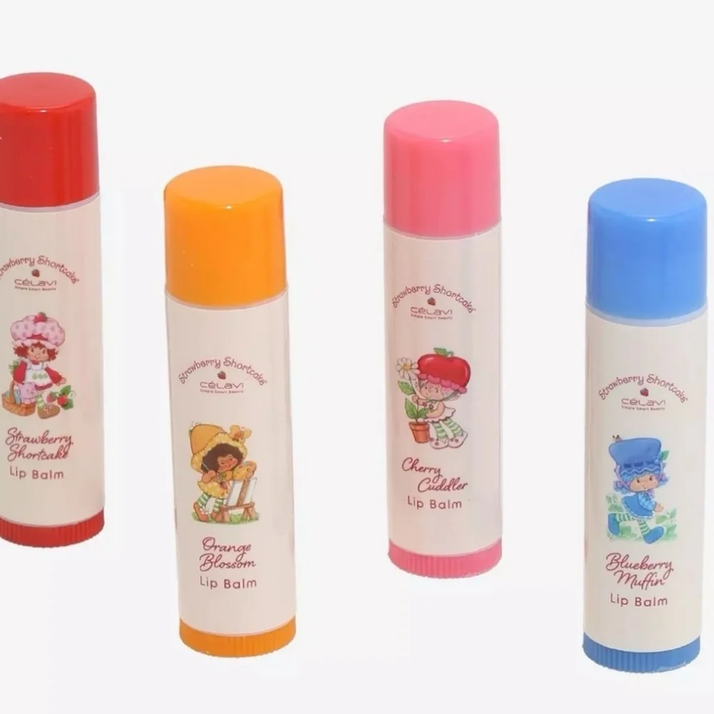Celavi X Strawberry Shortcake Berry Sweet Lip Balm Set
